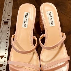 Pink Strappy Steve Madden Sandals